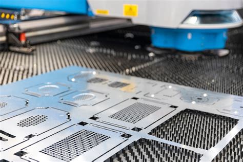 perforating operation in sheet metal